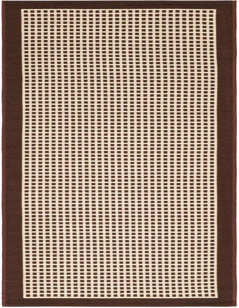 2' x 5' Easy-Clean Border Indoor / Outdoor Runner Rug