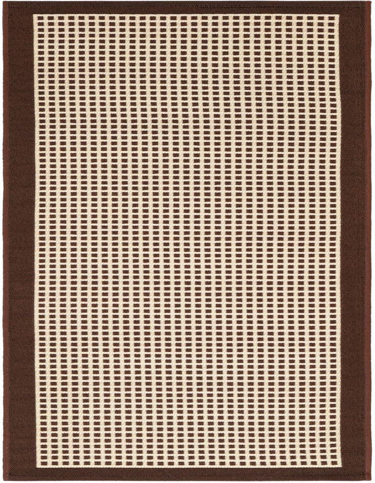 Detail image of 2' x 5' Easy-Clean Border Indoor / Outdoor Runner Rug