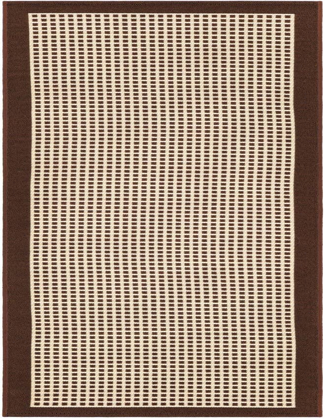 Detail image of 2' x 6' Easy-Clean Border Indoor / Outdoor Runner Rug