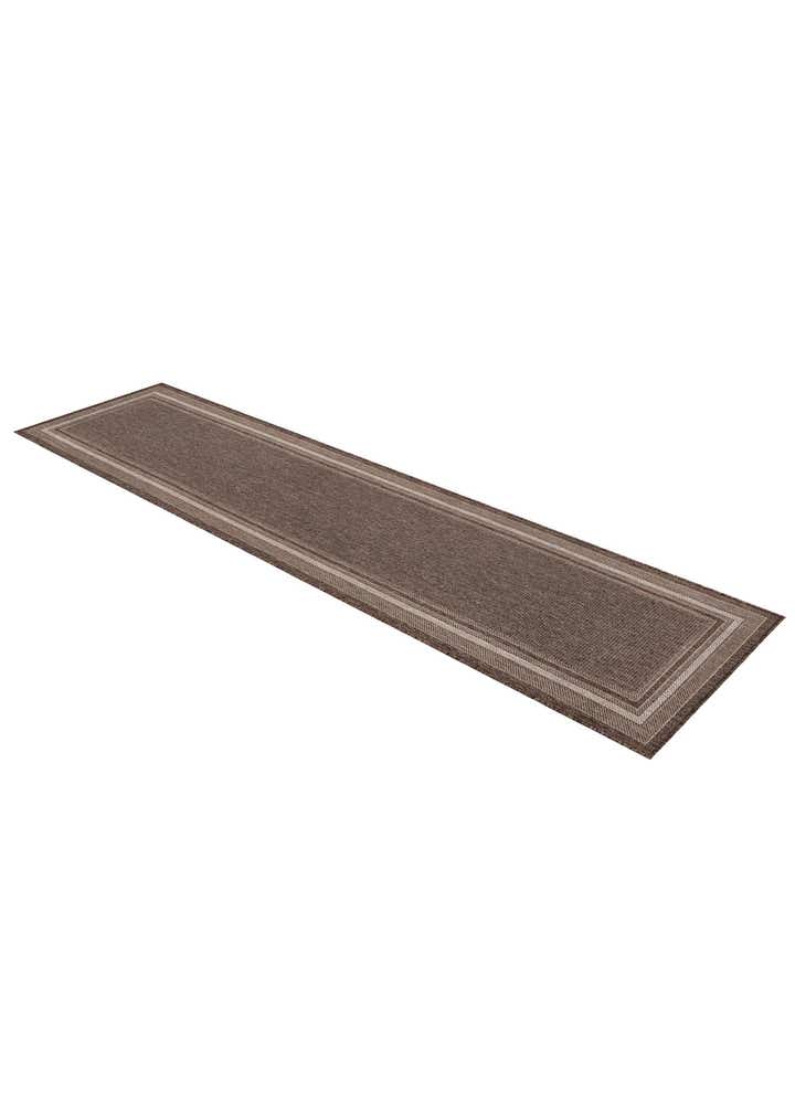 2' 7 x 12' Easy-Clean Border Indoor / Outdoor Runner Rug