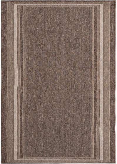 2' 7 x 14' Easy-Clean Border Indoor / Outdoor Runner Rug