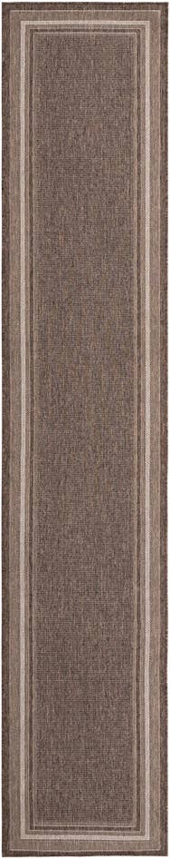 Detail image of 2' 7 x 14' Easy-Clean Border Indoor / Outdoor Runner Rug