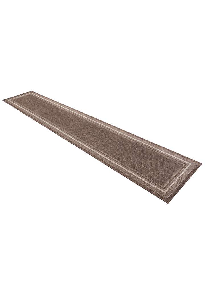 2' 7 x 14' Easy-Clean Border Indoor / Outdoor Runner Rug
