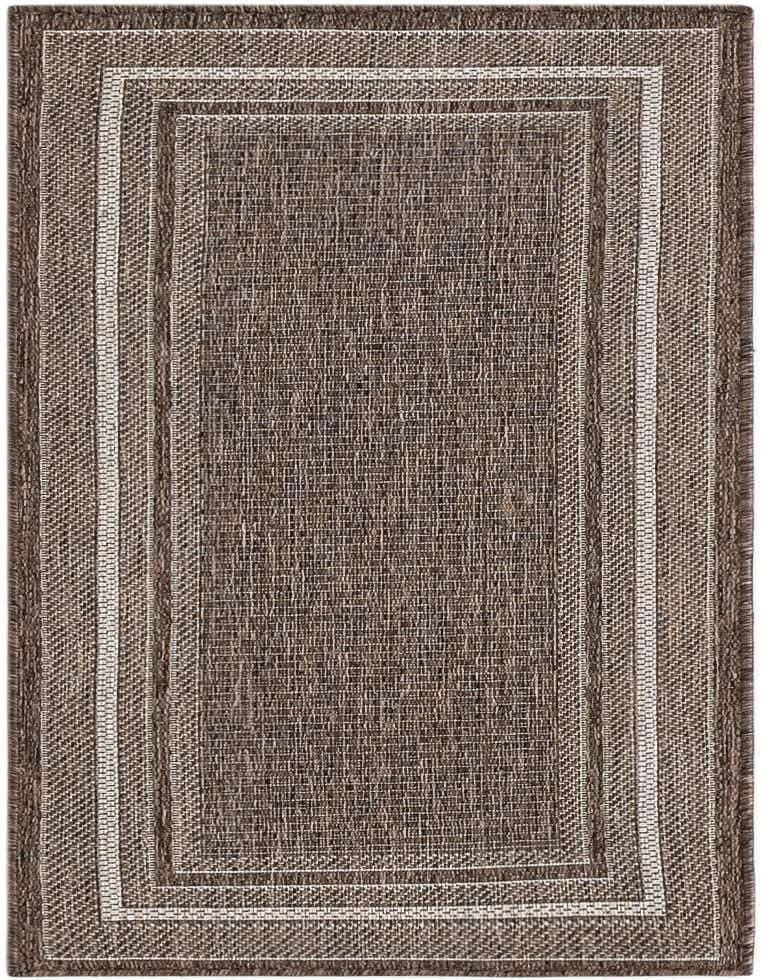 2' x 4' Easy-Clean Border Indoor / Outdoor Runner Rug