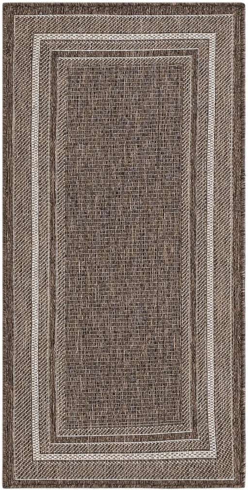 2' x 4' Easy-Clean Border Indoor / Outdoor Runner Rug