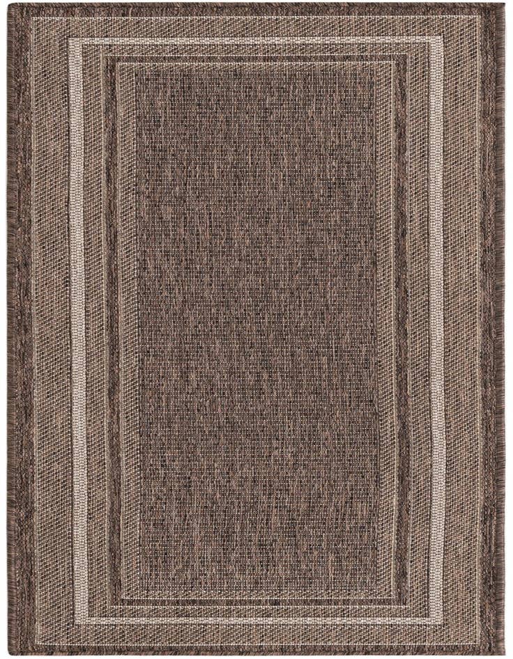 Detail image of 2' x 5' Easy-Clean Border Indoor / Outdoor Runner Rug