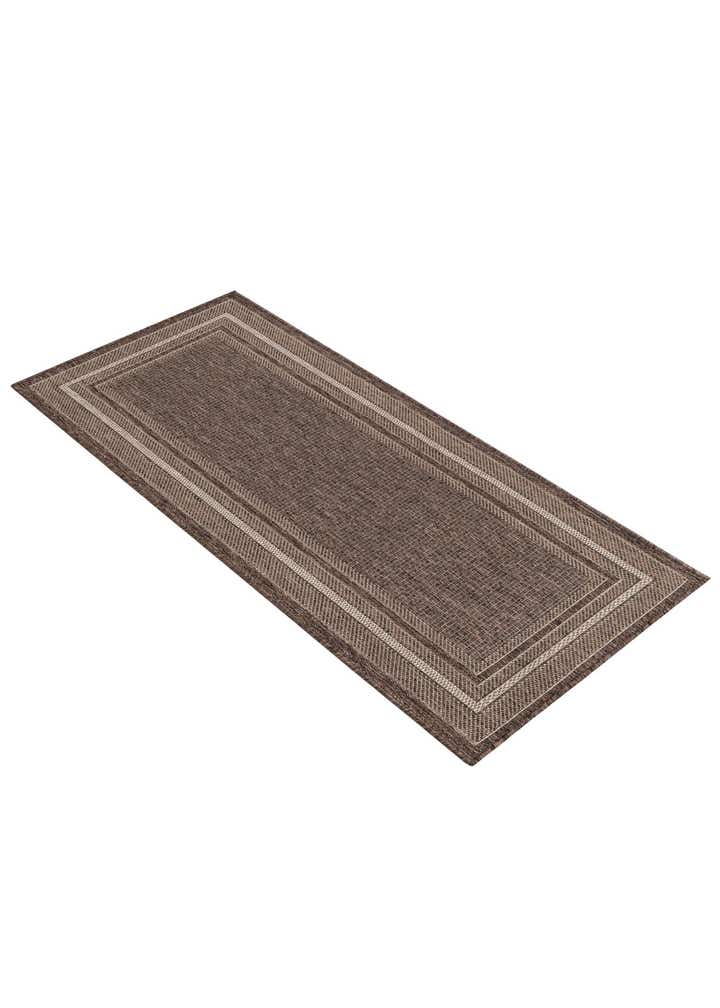 2' x 5' Easy-Clean Border Indoor / Outdoor Runner Rug