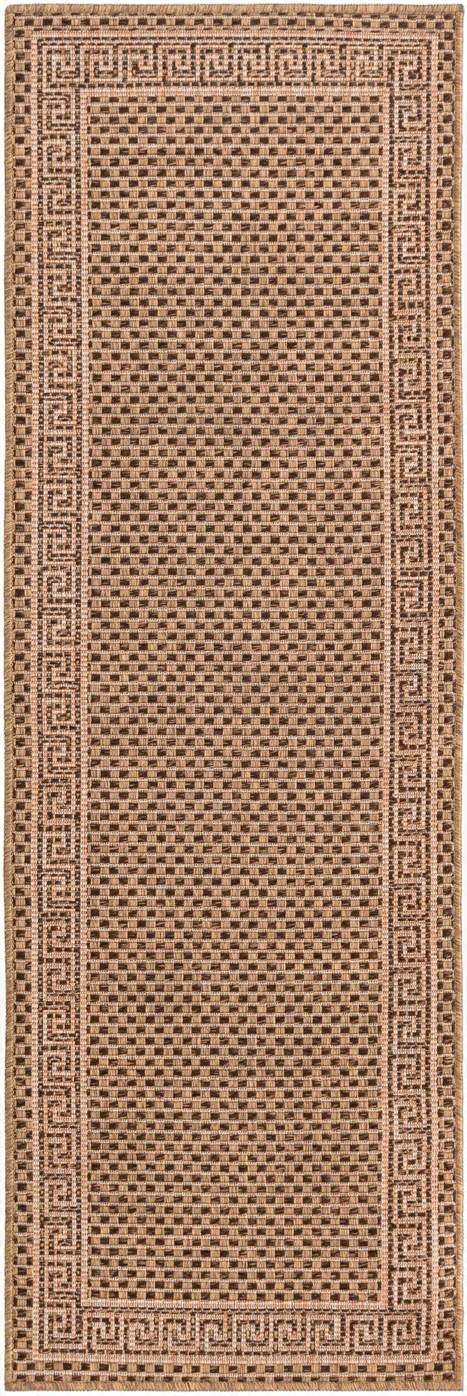 62cm x 185cm  Washable Border Indoor / Outdoor Runner Rug