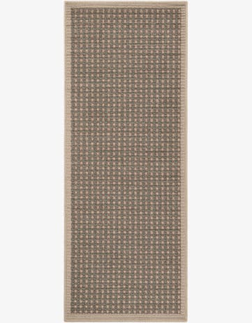 2' x 5' Easy-Clean Border Indoor / Outdoor Runner Rug