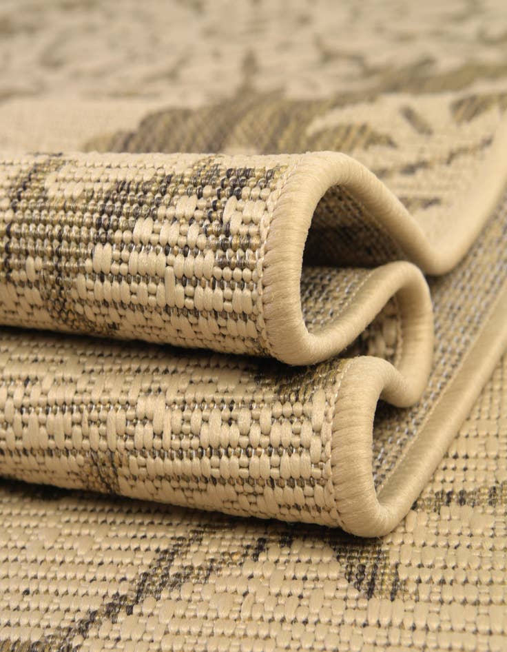 Detail image of 2' 2 x 6'  Washable Botanical Indoor / Outdoor Runner Rug