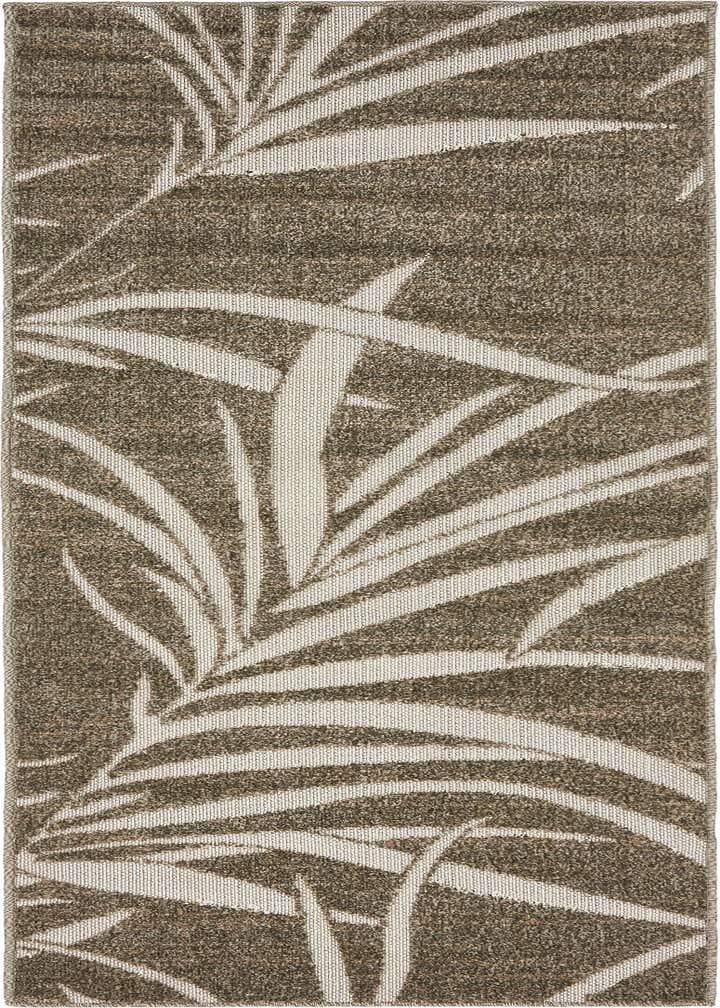 2' x 6' Easy-Clean Botanical Indoor / Outdoor Runner Rug