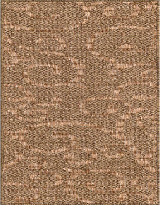 2' x 6' Easy-Clean Botanical Indoor / Outdoor Runner Rug