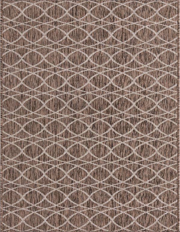 Detail image of 2' 7 x 10' Easy-Clean Lattice Indoor / Outdoor Runner Rug
