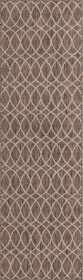Detail image of 2' 7 x 10' Easy-Clean Lattice Indoor / Outdoor Runner Rug