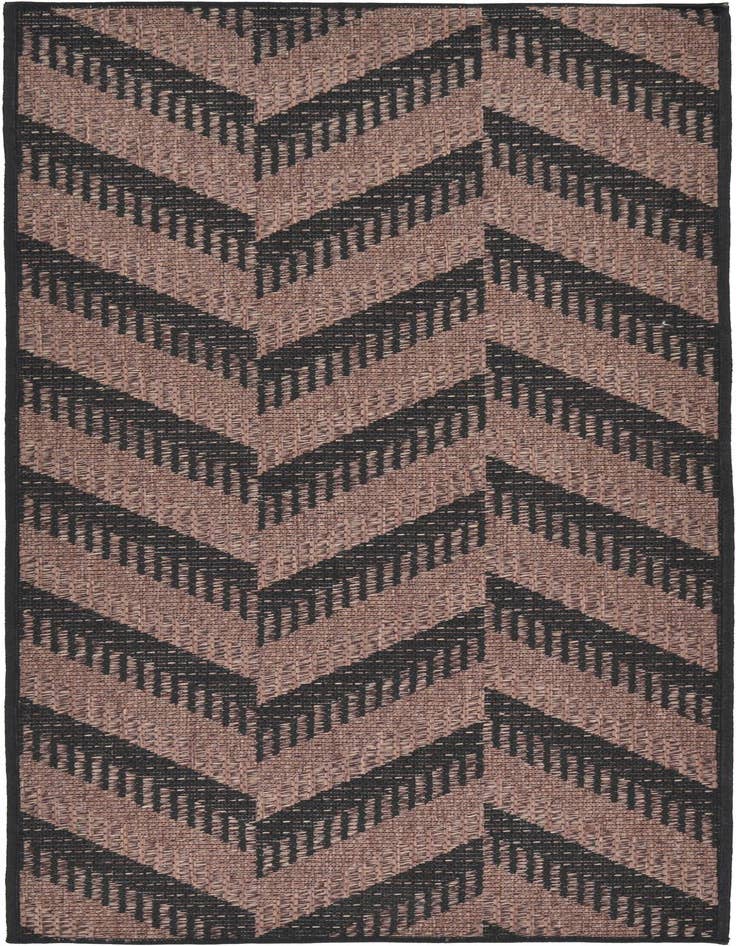Detail image of 2' 2 x 6' Easy-Clean Modern Indoor / Outdoor Runner Rug