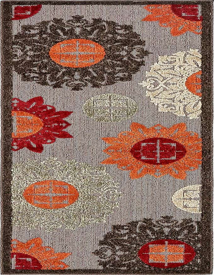 2' x 6' Easy-Clean Modern Indoor / Outdoor Runner Rug