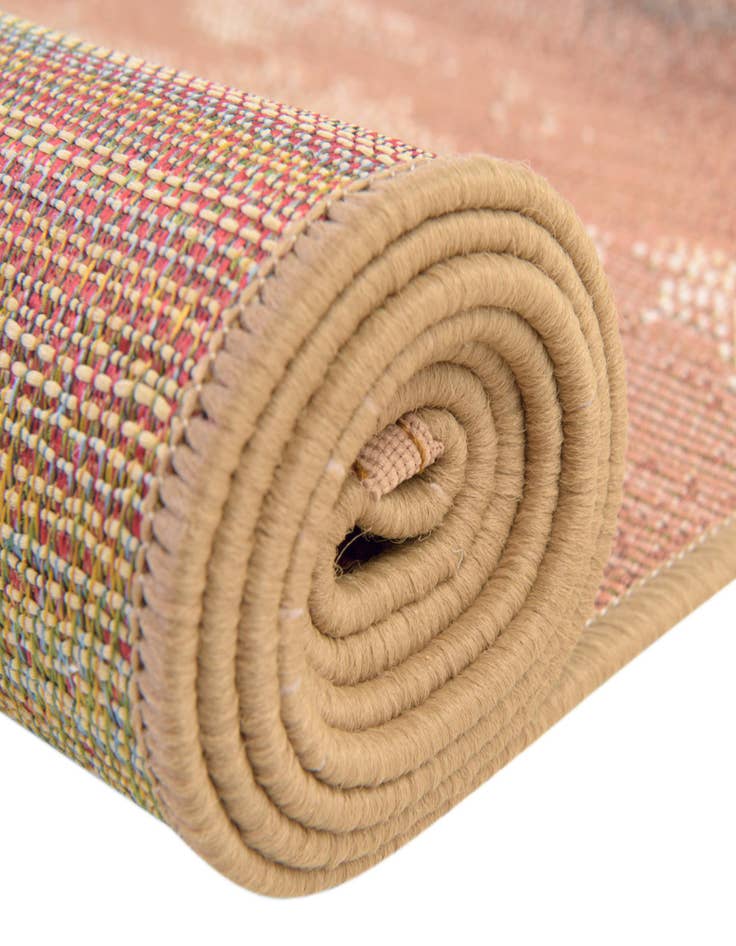 Detail image of 2' x 6' Easy-Clean Modern Indoor / Outdoor Runner Rug
