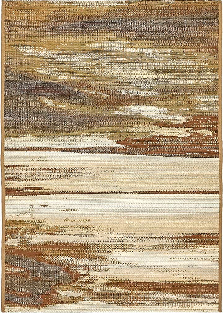 2' x 6' Easy-Clean Modern Indoor / Outdoor Runner Rug