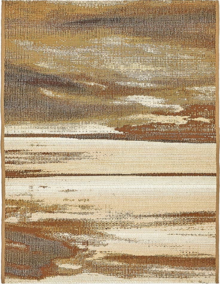 Detail image of 2' x 6' Easy-Clean Modern Indoor / Outdoor Runner Rug