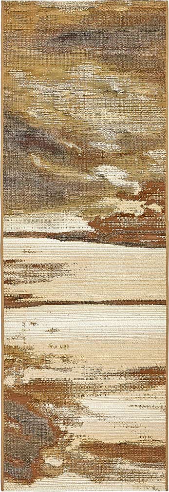 2' x 6' Easy-Clean Modern Indoor / Outdoor Runner Rug
