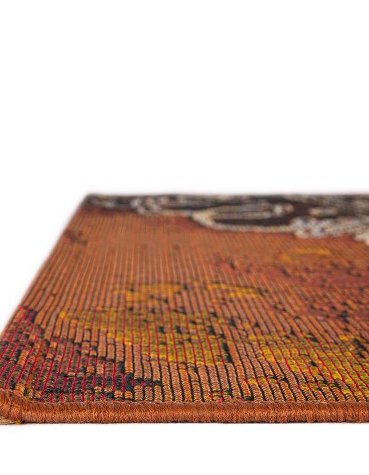 Detail image of 2' x 6'  Washable Modern Indoor / Outdoor Runner Rug