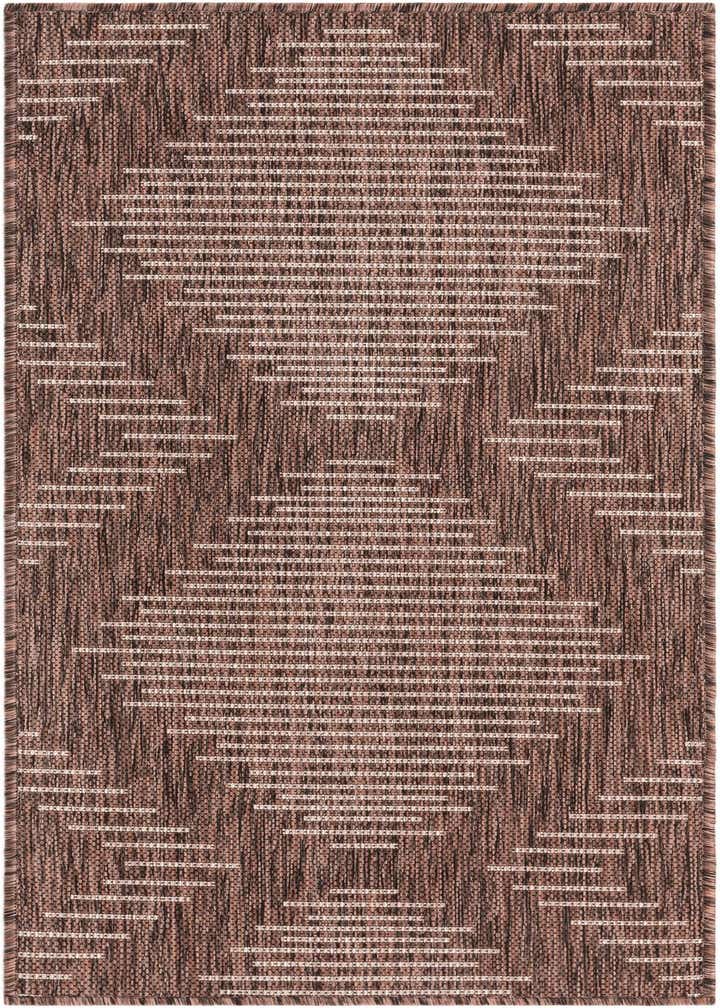 2' x 4' Easy-Clean Modern Indoor / Outdoor Runner Rug