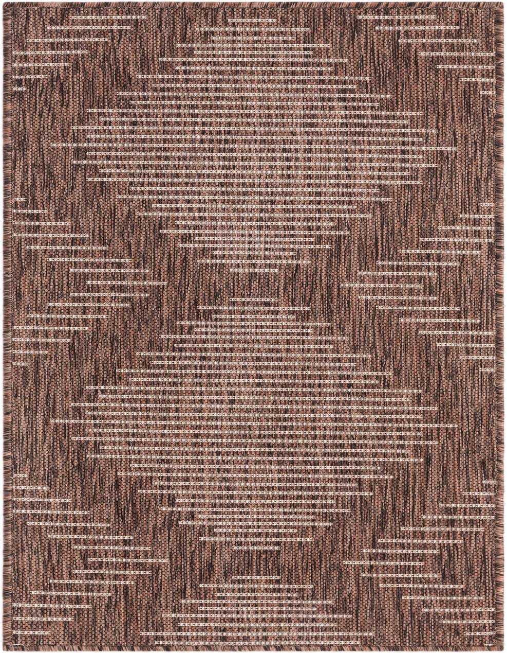 2' x 4' Easy-Clean Modern Indoor / Outdoor Runner Rug