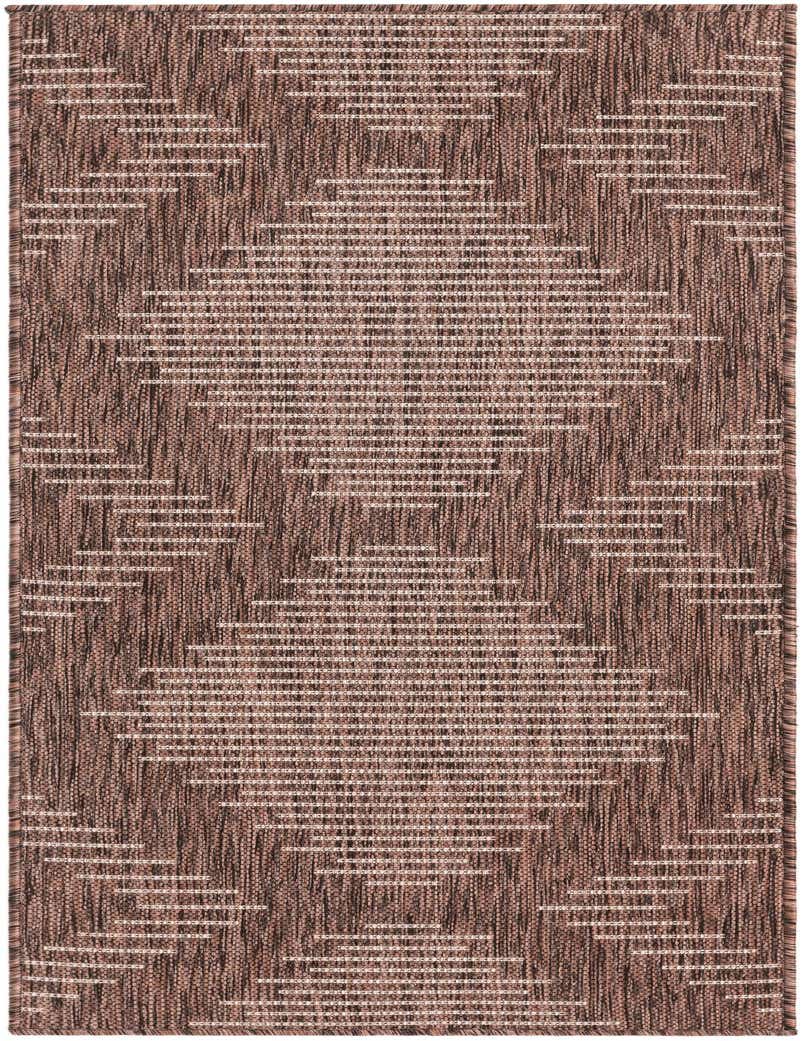 2' x 5' 3 Easy-Clean Modern Indoor / Outdoor Runner Rug