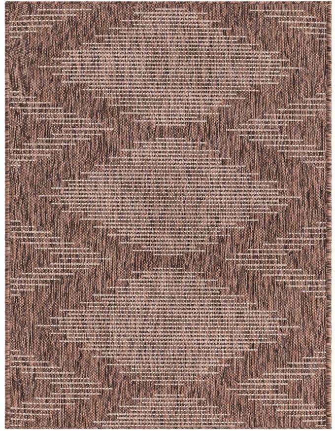 Detail image of 2' x 6' Easy-Clean Modern Indoor / Outdoor Runner Rug
