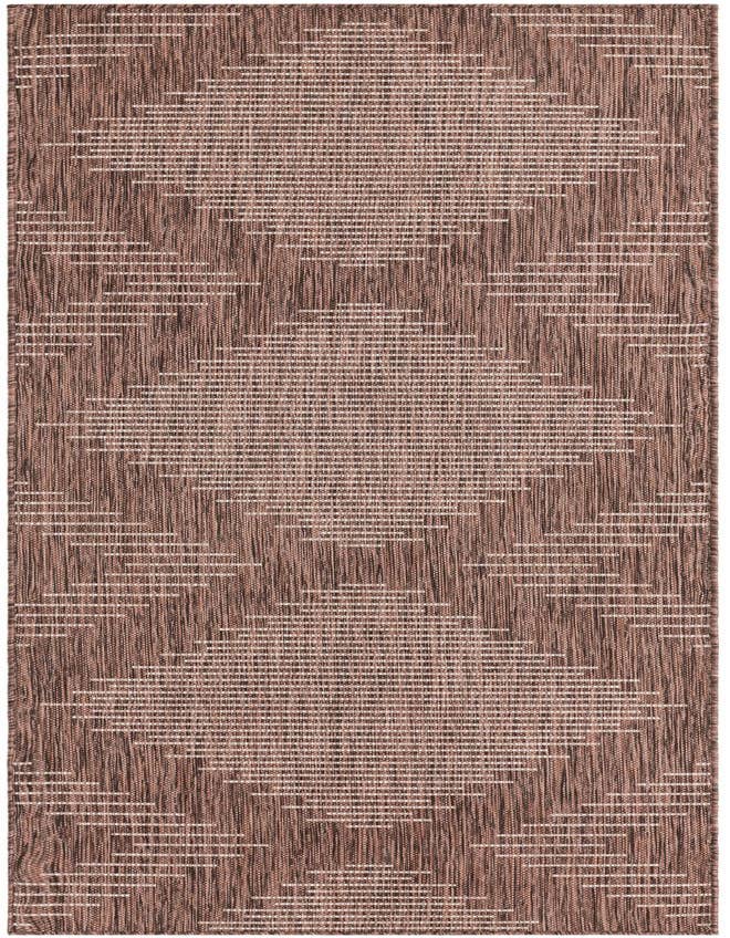 Detail image of 2' x 8' Easy-Clean Modern Indoor / Outdoor Runner Rug