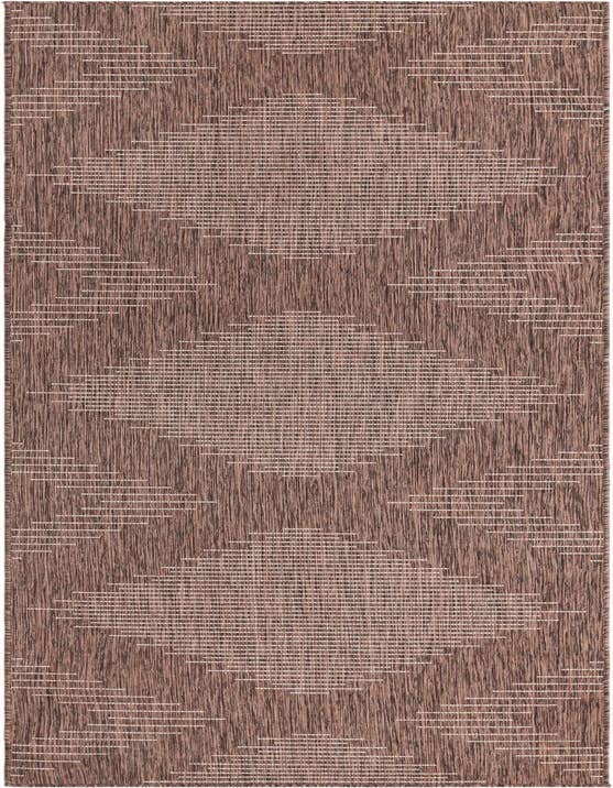 Detail image of 2' 7 x 12' Easy-Clean Modern Indoor / Outdoor Runner Rug