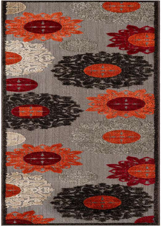 2' 7 x 10' Easy-Clean Modern Indoor / Outdoor Runner Rug