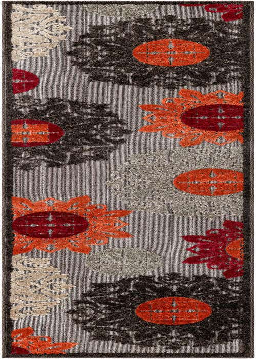 2' x 8' Easy-Clean Modern Indoor / Outdoor Runner Rug