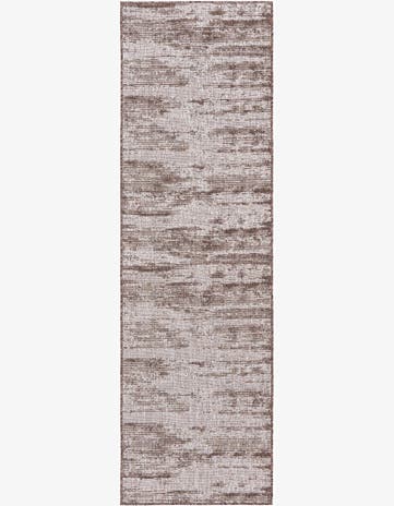 2' 7 x 10' Easy-Clean Modern Indoor / Outdoor Runner Rug