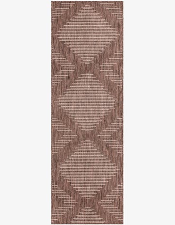 2' x 8' Easy-Clean Modern Indoor / Outdoor Runner Rug