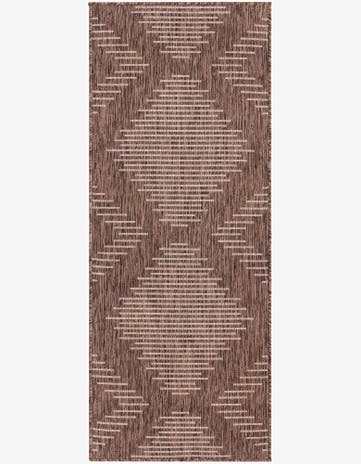 2' x 5' 3 Easy-Clean Modern Indoor / Outdoor Runner Rug