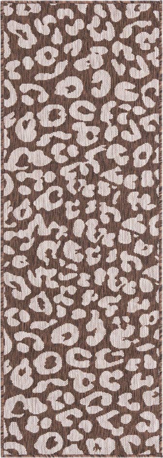 Detail image of 2' x 6' Easy-Clean Safari Indoor / Outdoor Runner Rug