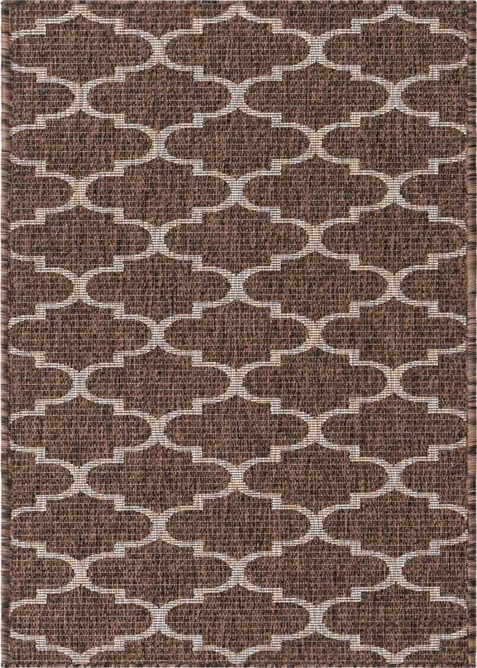 2' x 6' Easy-Clean Trellis Indoor / Outdoor Runner Rug
