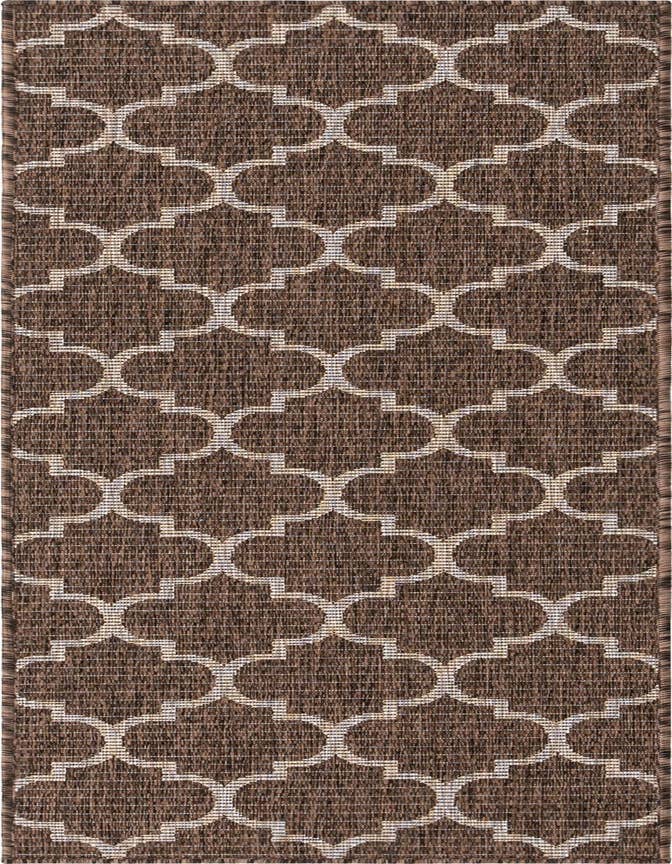 Detail image of 2' x 6' Easy-Clean Trellis Indoor / Outdoor Runner Rug