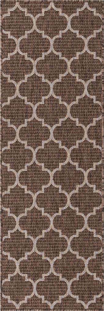 2' x 6' Easy-Clean Trellis Indoor / Outdoor Runner Rug