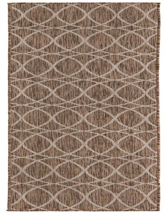 Detail image of 2' x 8' Easy-Clean Trellis Indoor / Outdoor Runner Rug