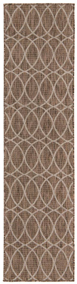 Detail image of 2' x 8' Easy-Clean Trellis Indoor / Outdoor Runner Rug