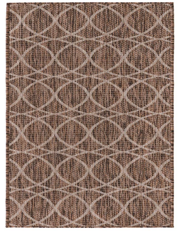 Detail image of 2' x 6' Easy-Clean Trellis Indoor / Outdoor Runner Rug