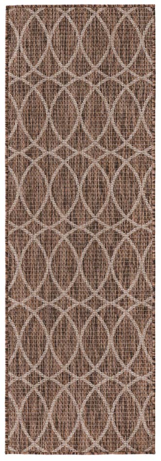 Detail image of 2' x 6' Easy-Clean Trellis Indoor / Outdoor Runner Rug