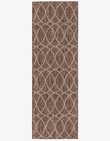 2' x 6' Easy-Clean Trellis Indoor / Outdoor Runner Rug