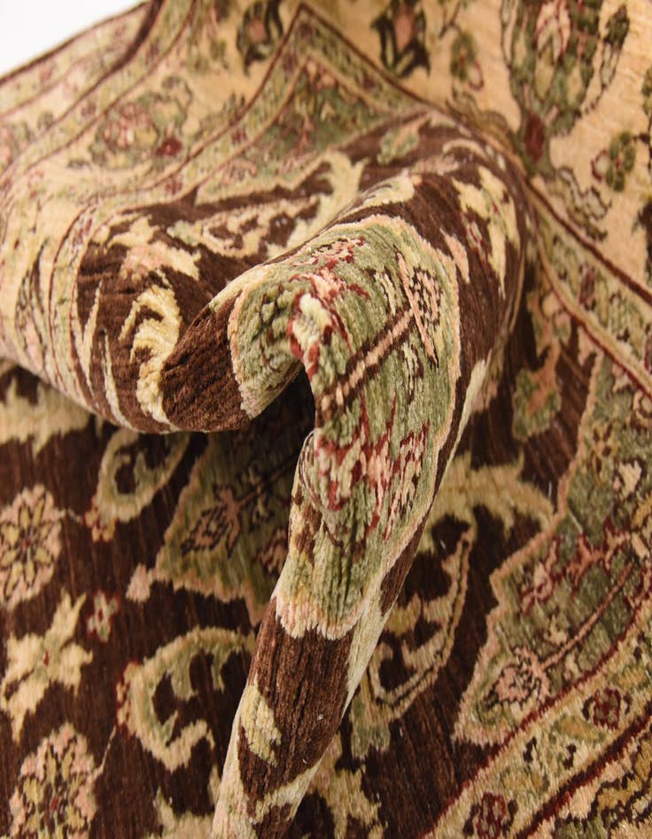 Detail image of 3' 2 x 9' 8  Hand Knotted Peshawar Ziegler Oriental Runner Rug