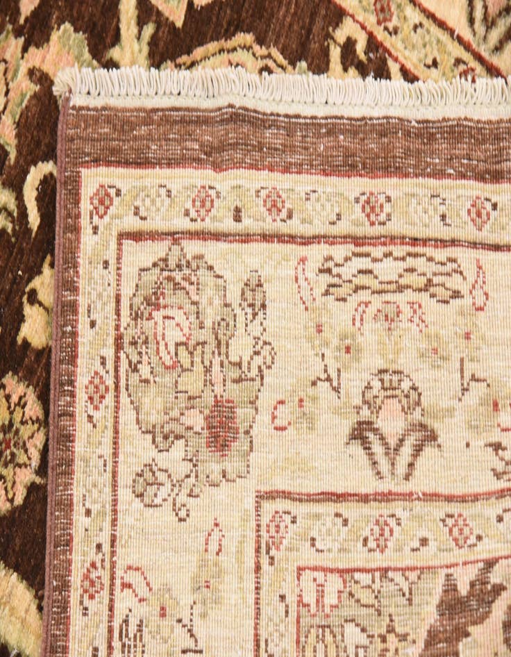Detail image of 3' 2 x 9' 8  Hand Knotted Peshawar Ziegler Oriental Runner Rug