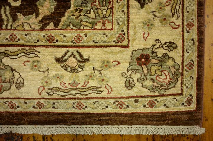 3' 2 x 9' 8 Hand Knotted Peshawar Ziegler Oriental Runner Rug
