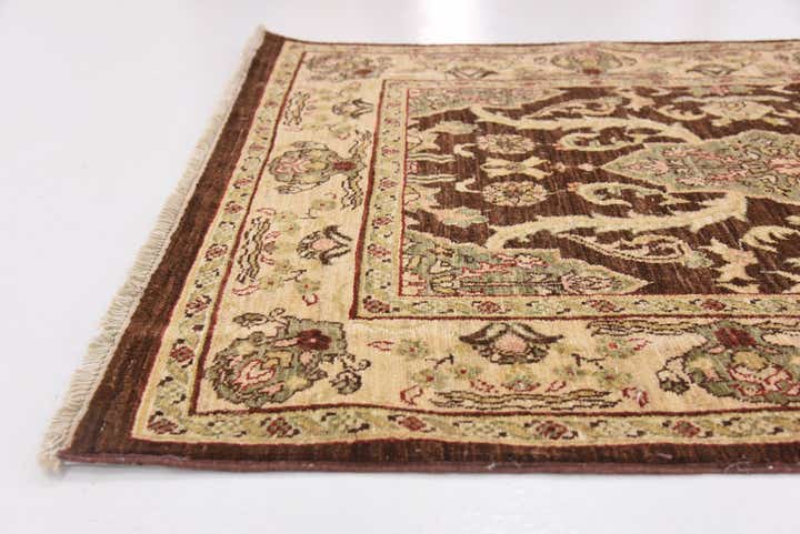 3' 2 x 9' 8 Hand Knotted Peshawar Ziegler Oriental Runner Rug