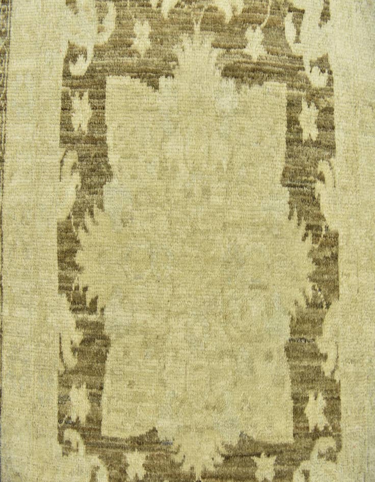 Detail image of 2' 7 x 8' 5  Hand Knotted Peshawar Ziegler Runner Rug